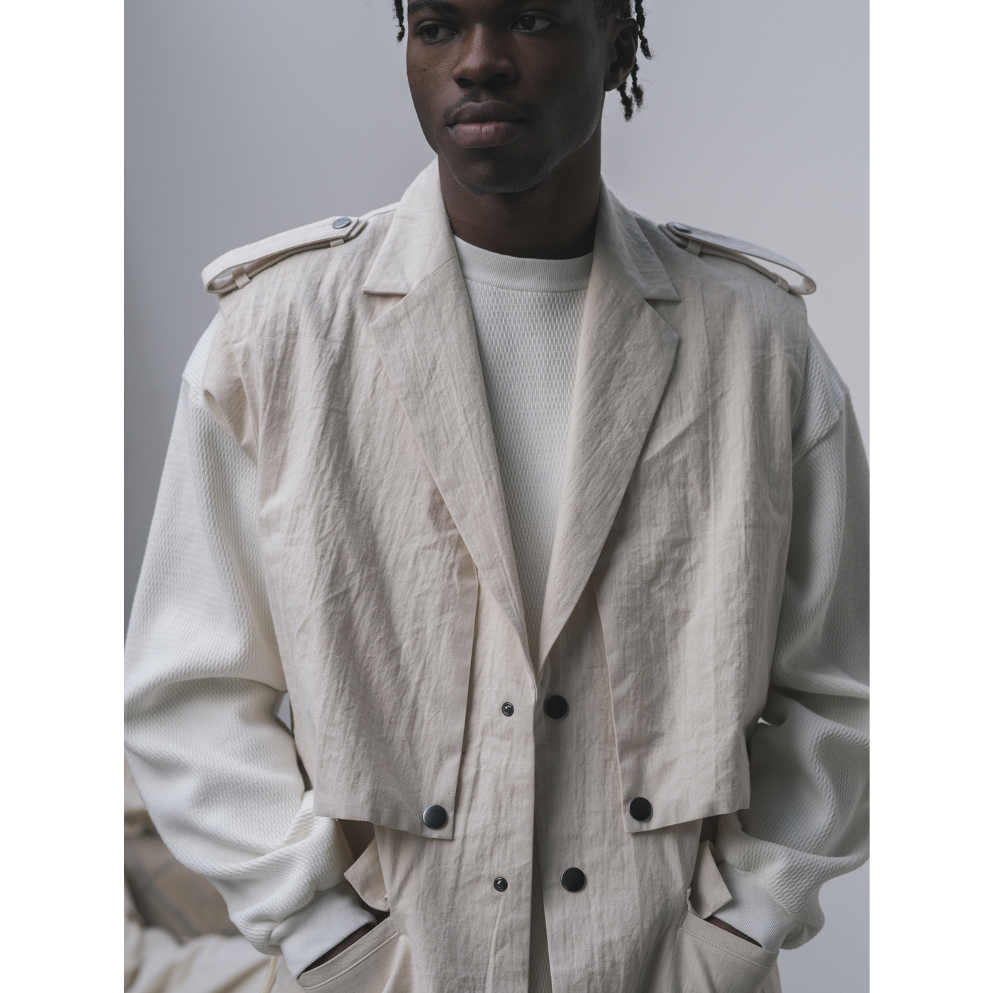 TRENCH GILET A 詳細画像